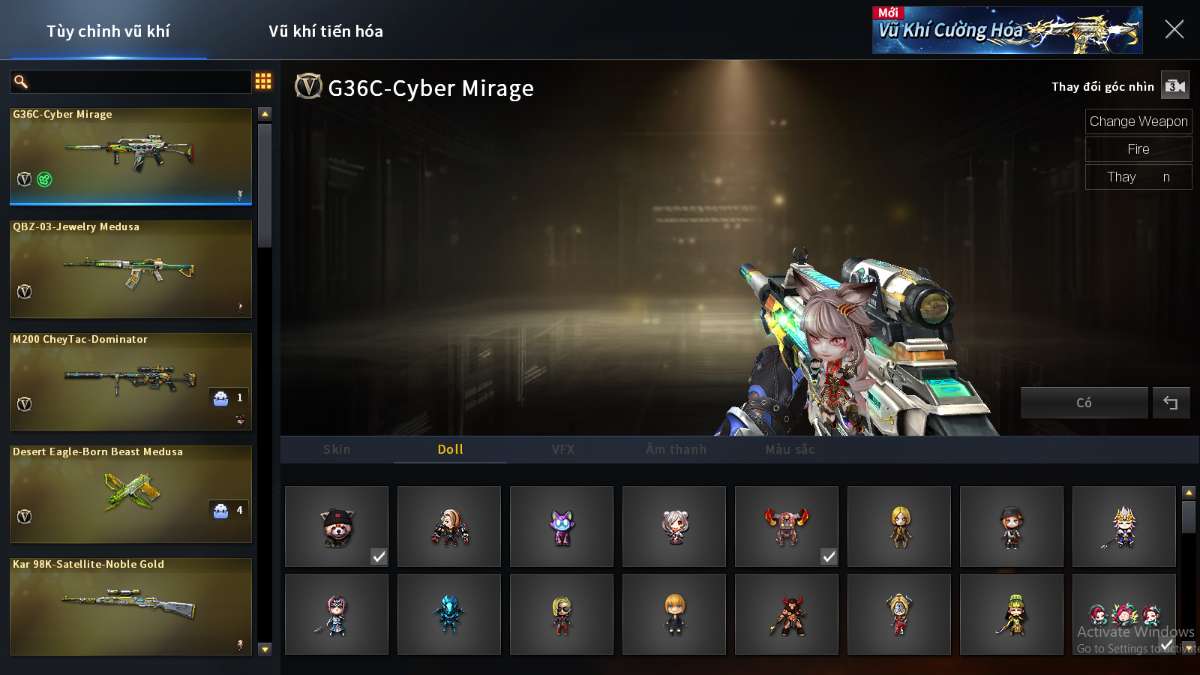 shop acc cf uy tin gia re